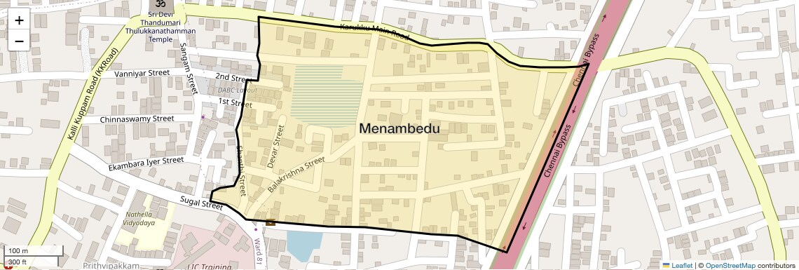 Menambedu Map