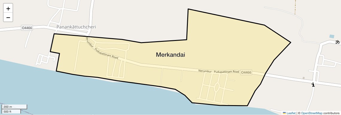Merkandai Map