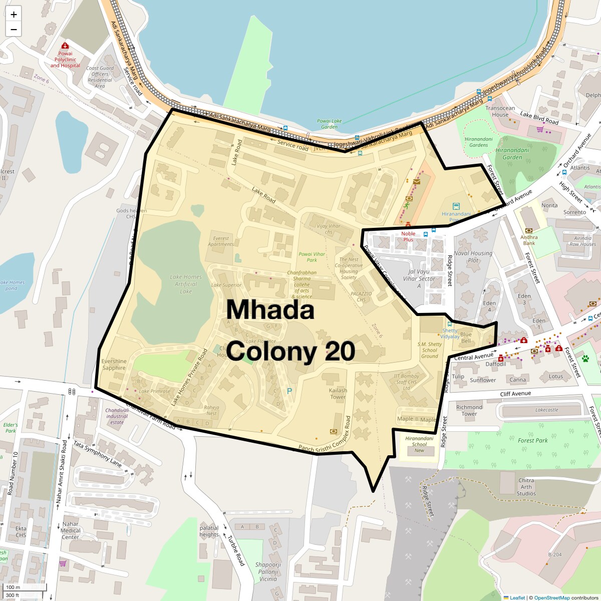 Check Time Travel of Mhada Colony 20, Mumbai