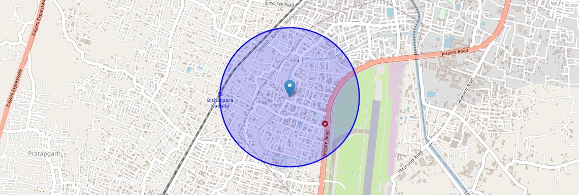 Location Map of Michael Nagar, Kolkata