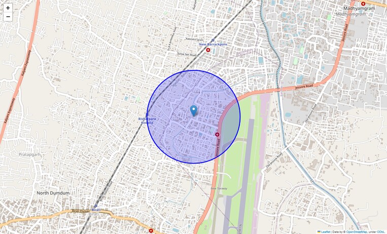 Location Map of Michael Nagar