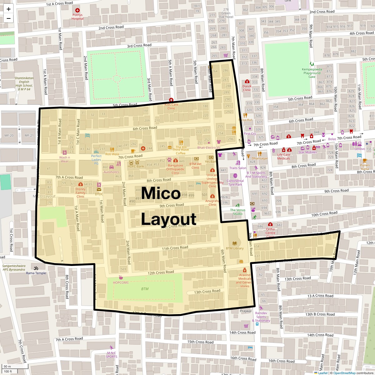 Check Time Travel of Mico Layout, Bangalore