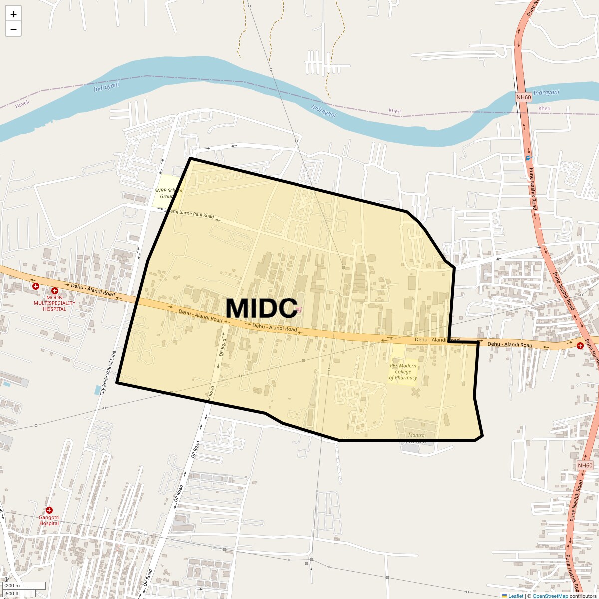 Check Time Travel of MIDC, Pune