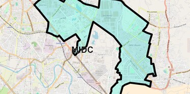 Location Map of MIDC, Pune