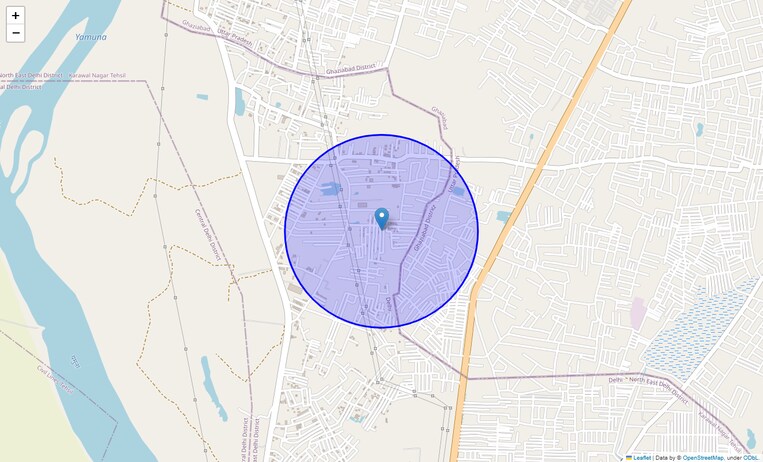 Location Map of Milan Garden