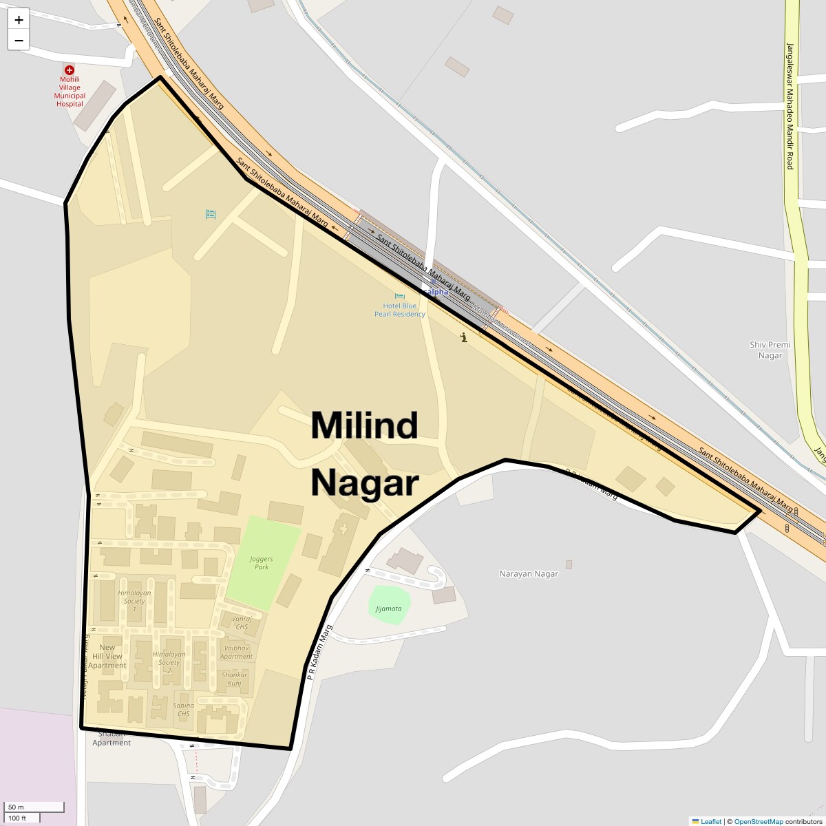 Check Time Travel of Milind Nagar, Mumbai