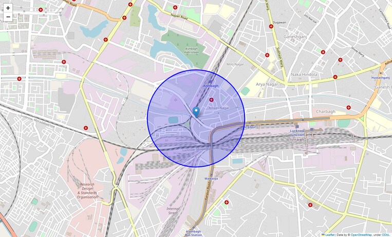 Location Map of Mill Road