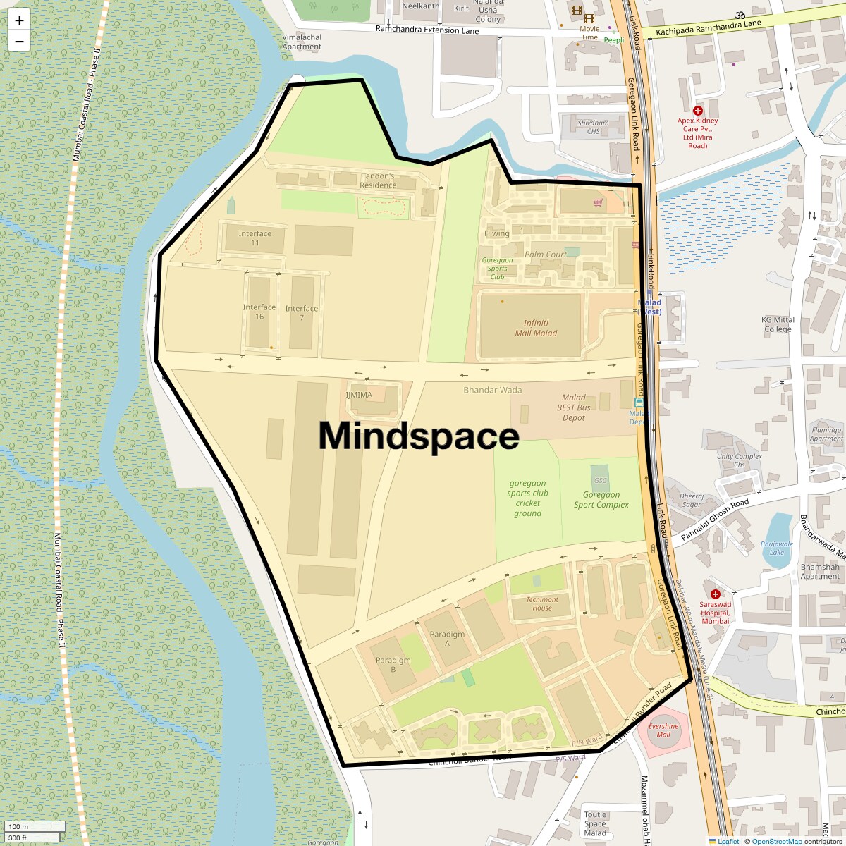 Check Time Travel of Mindspace, Mumbai