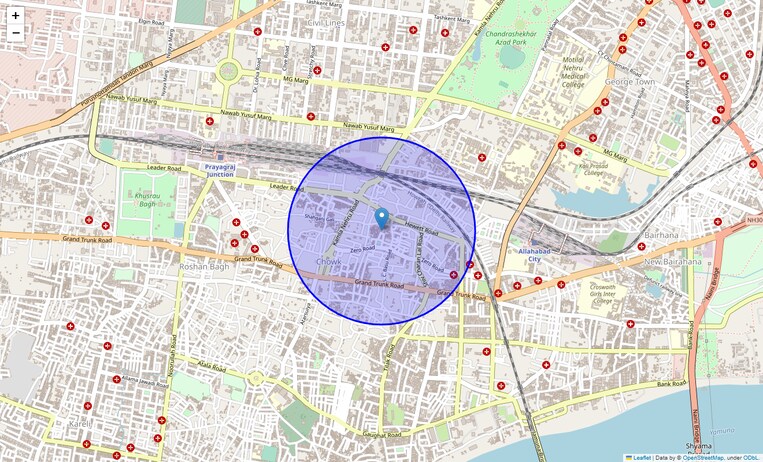Location Map of Mirganj