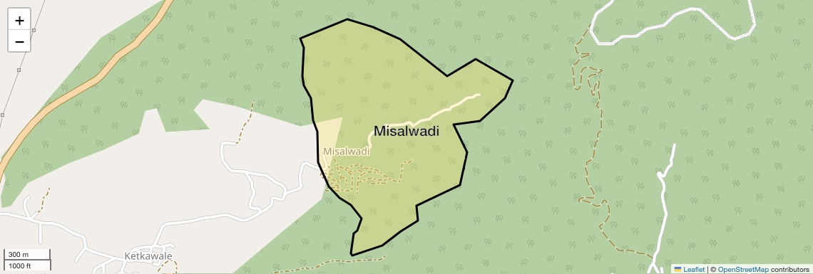 Location Map of Misalwadi, Pune