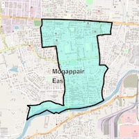 Mogappair East Map