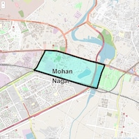 Mohan Nagar Map