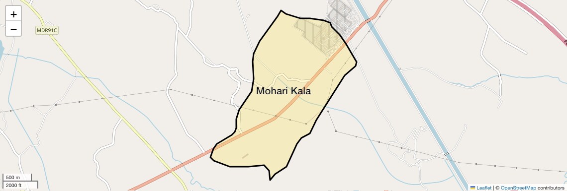 Location Map of Mohari Kala, Lucknow