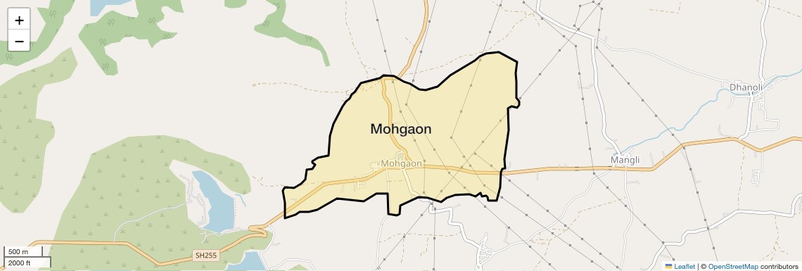 Location Map of Mohgaon, Nagpur