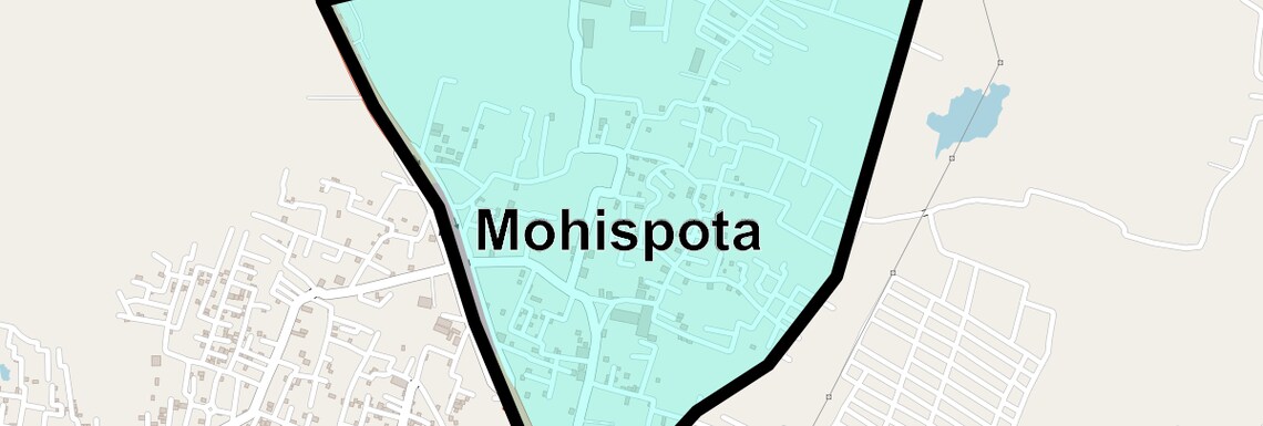 Location Map of Mohispota, Kolkata
