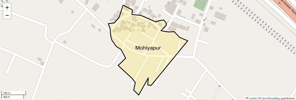Location Map of Mohiyapur, Noida