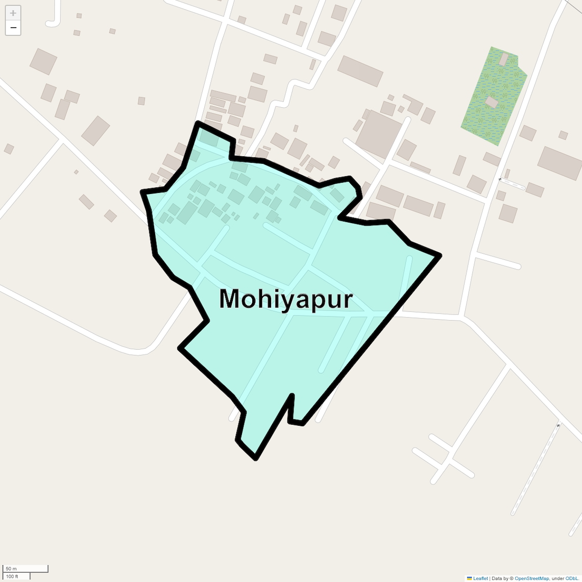 Location Map of Mohiyapur, Noida