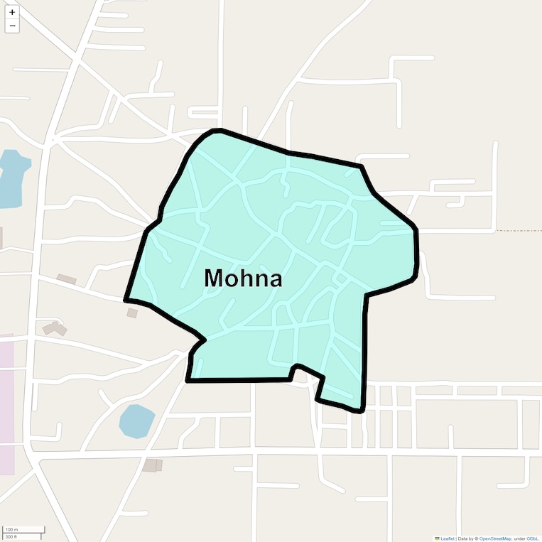 Location Map of Mohna