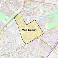 Moti Nagar Map