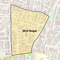 Moti Nagar Map