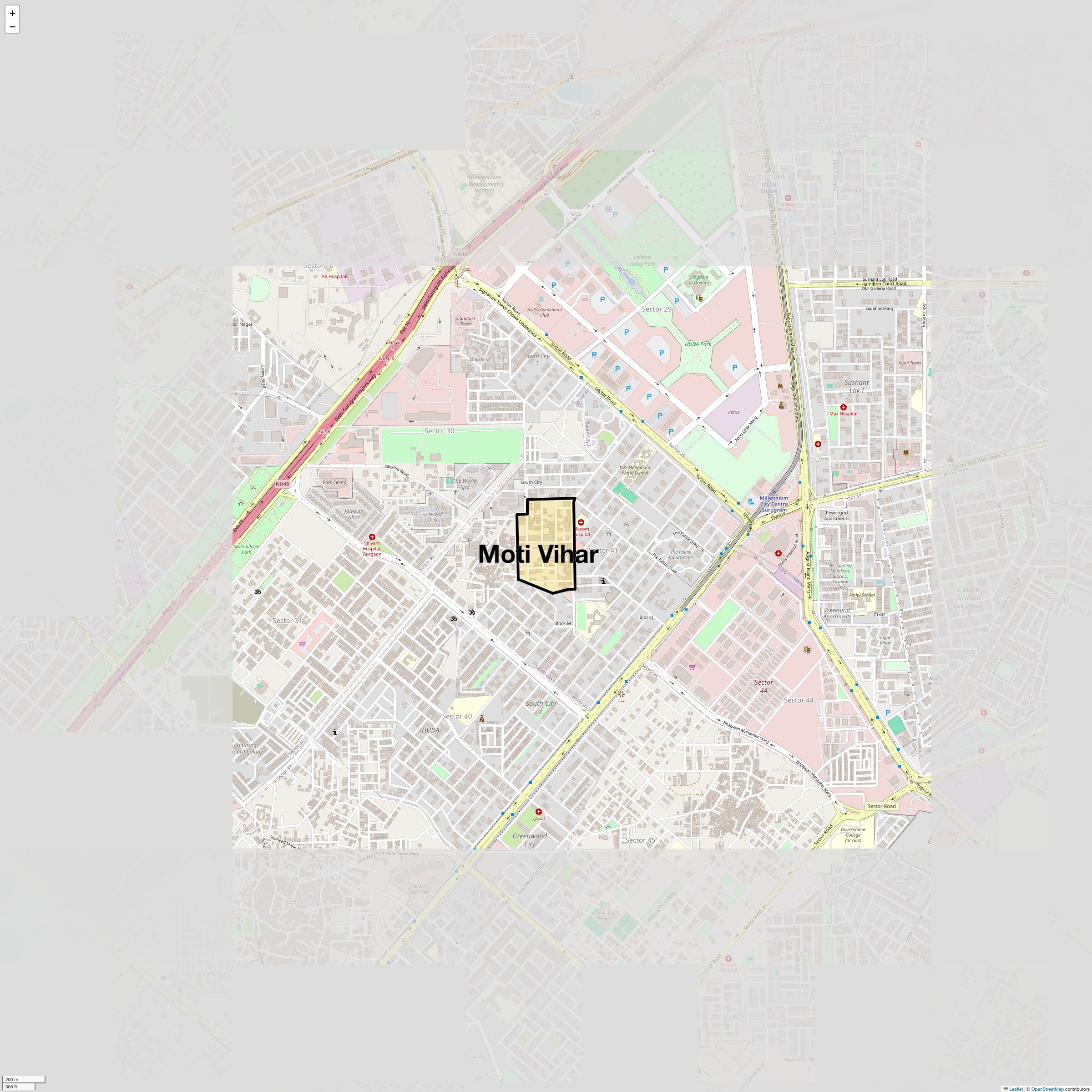 Check Time Travel of Moti Vihar, Gurgaon