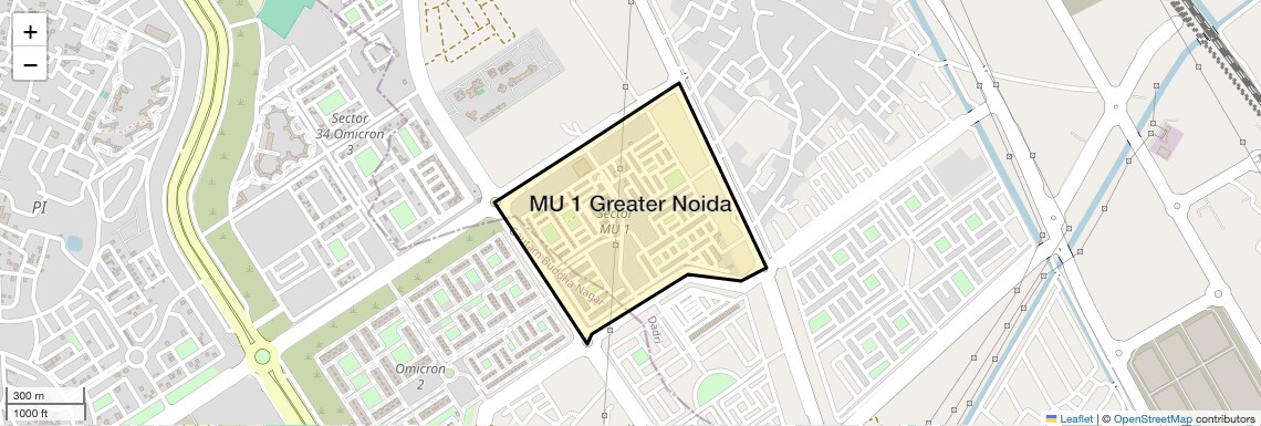 MU 1 Greater Noida Map