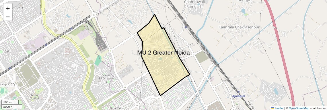 Location Map of MU 2 Greater Noida, Greater Noida