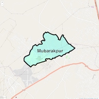 Mubarakpur Map