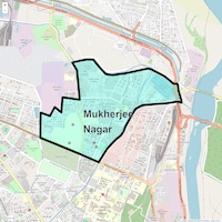 Mukherjee Nagar Map