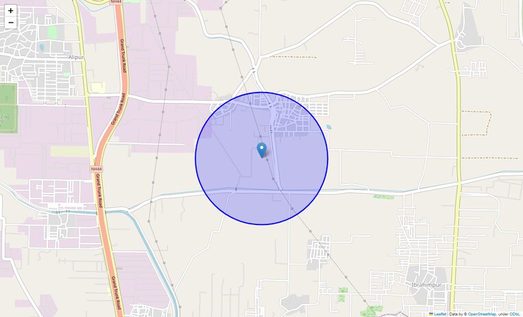 Location Map of Mukhmelpur