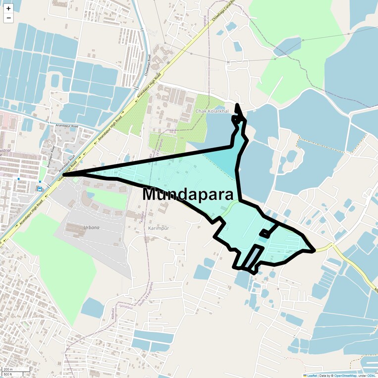 Location Map of Mundapara