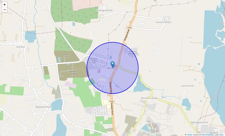 Location Map of Mundur