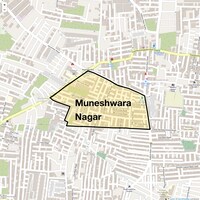 Muneshwara Nagar Map