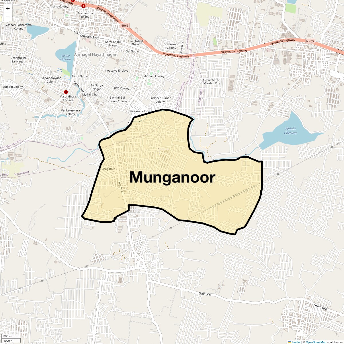 Check Time Travel of Munganoor, Hyderabad