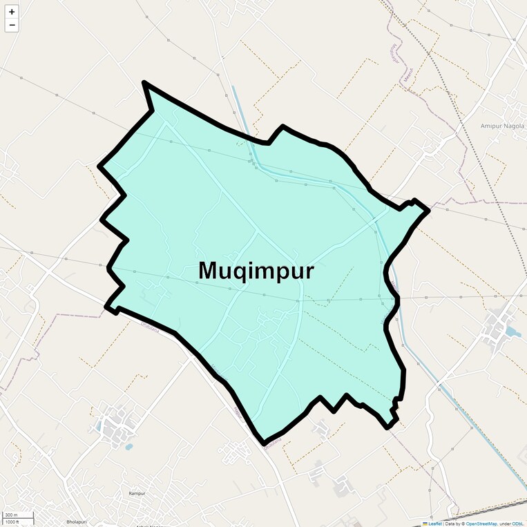 Location Map of Muqimpur