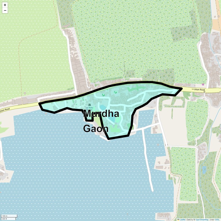 Location Map of Murdha Gaon