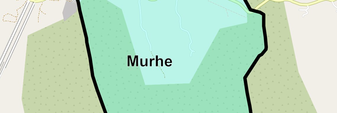 Location Map of Murhe, Thane