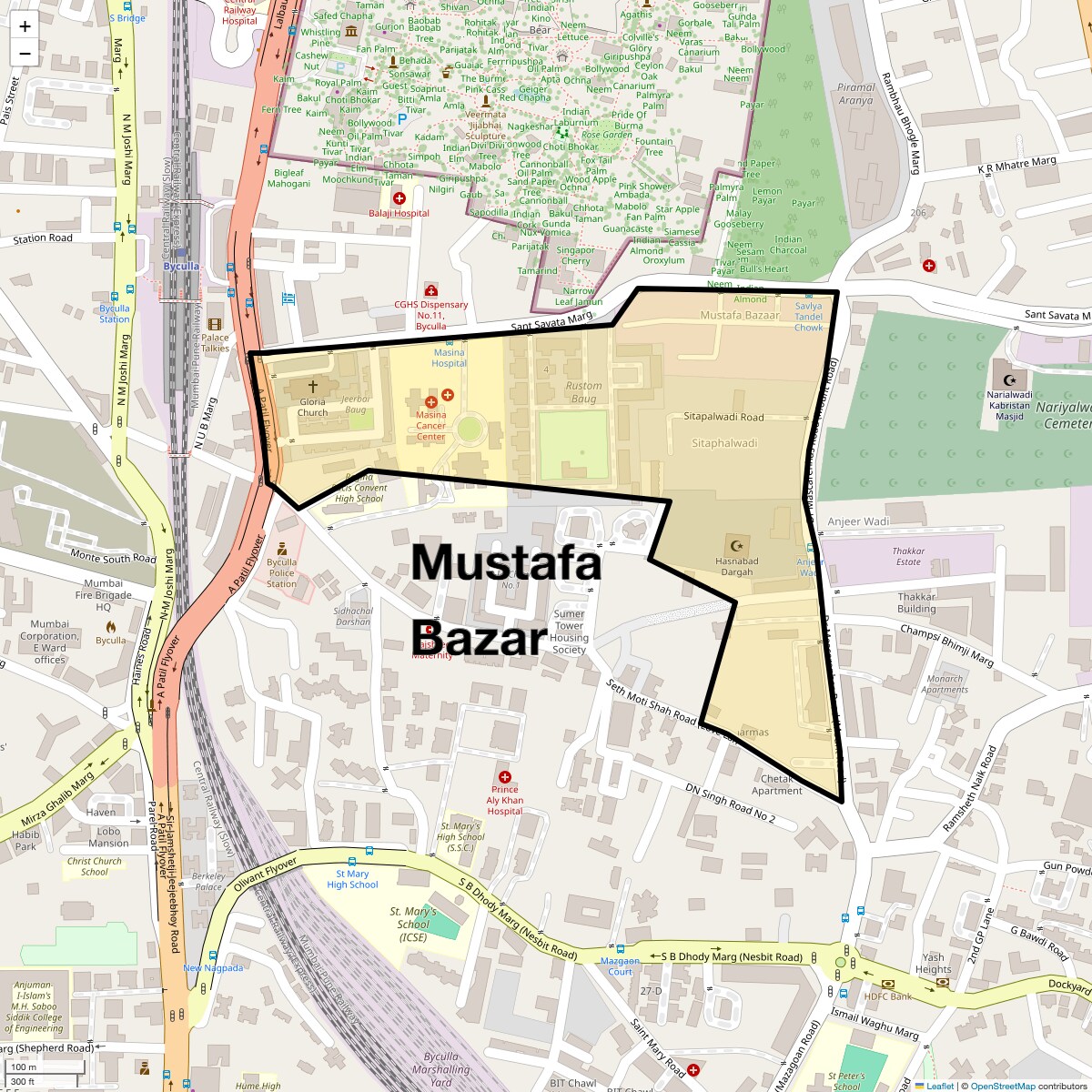 Check Time Travel of Mustafa Bazar, Mumbai