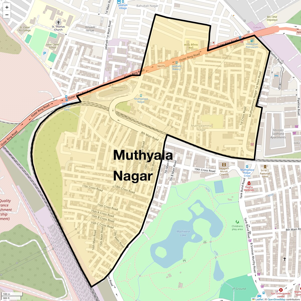 Check Time Travel of Muthyala Nagar, Bangalore