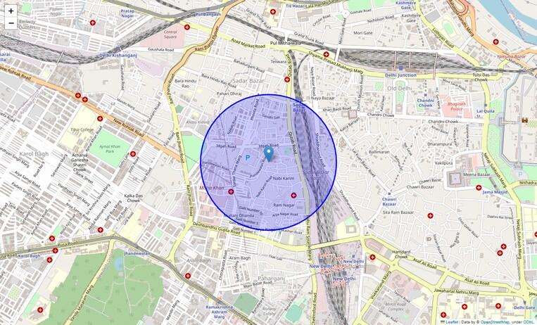Location Map of Nabi Karim