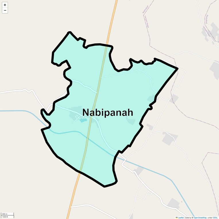 Location Map of Nabipanah