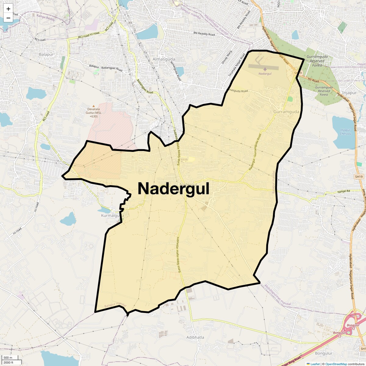 Check Time Travel of Nadergul, Hyderabad