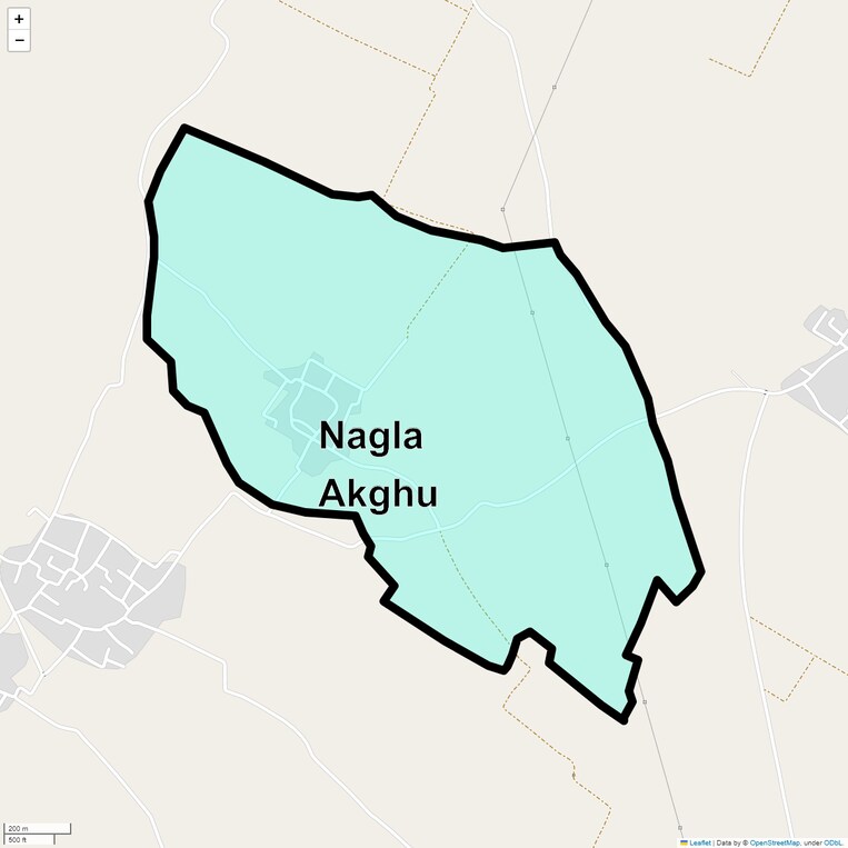 Location Map of Nagla Akghu
