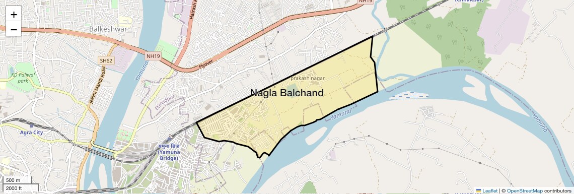 Check Time Travel of Nagla Balchand, Agra