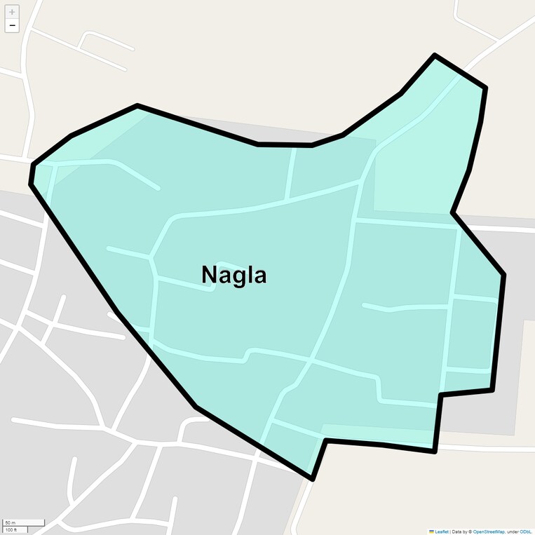 Location Map of Nagla