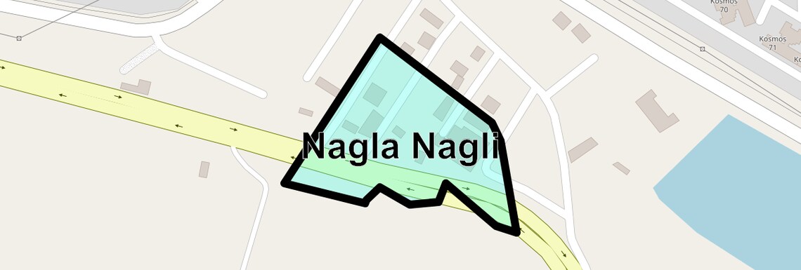 Location Map of Nagla Nagli, Noida