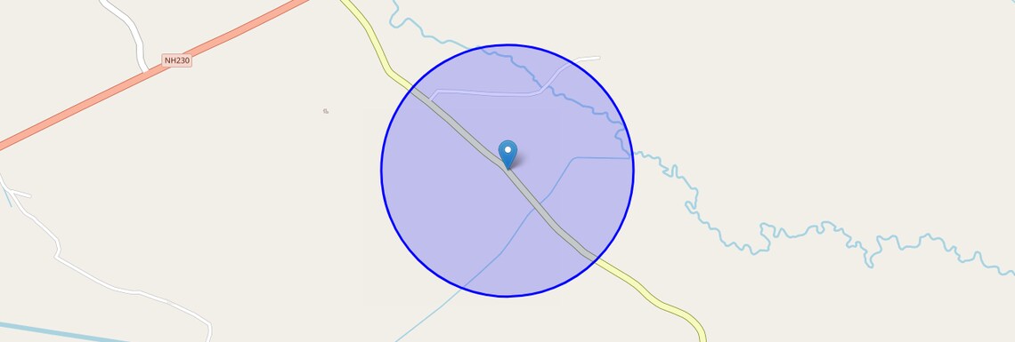 Location Map of Nagram Road, Lucknow