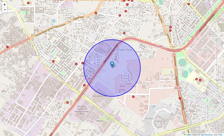 Location Map of Nahar Pur Rupa