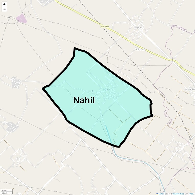 Location Map of Nahil
