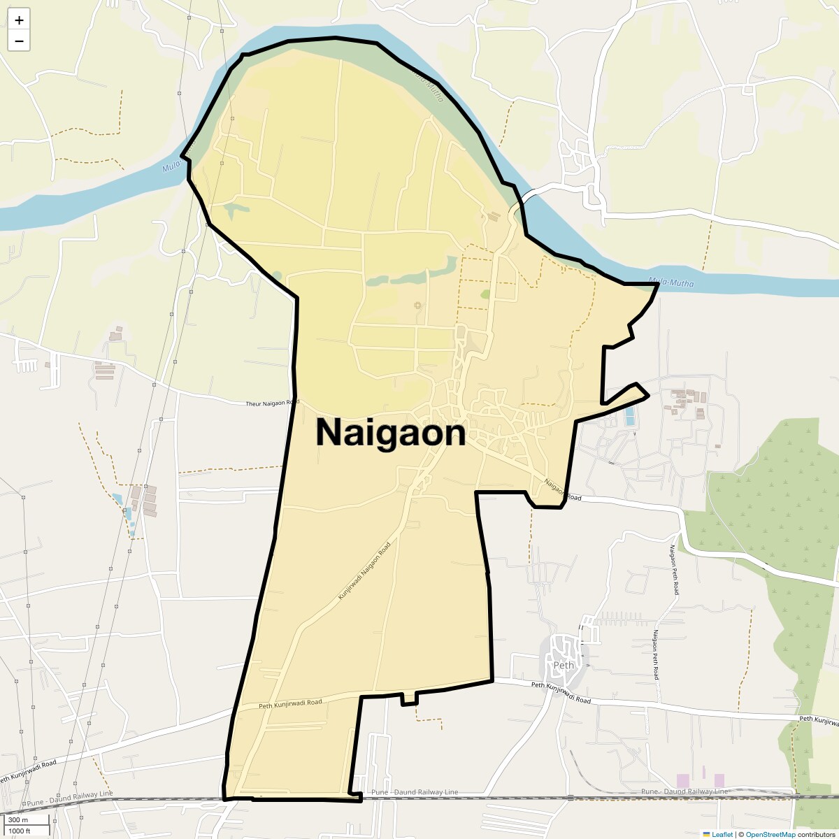 Naigaon Map